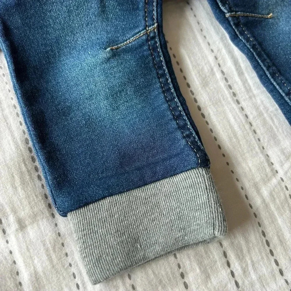 Cat & Jack baby Onesie with Jean Suspenders - Picture 6 of 8